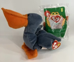 Ty Beanie Babys Paket (2 Stück) Scoop und Treenie Beanie Scoop 1998 McDonalds Spielzeug - Bild 1 von 13
