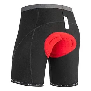 Mens Cycling Underwear Shorts 3D Padded Bike Undershorts Bicycle Medium Grey - Picture 1 of 7