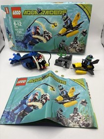 LEGO 7771 AQUA RAIDERS ANGLER AMBUSH 2007 BOX & INSTRUCTIONS 99% Complete