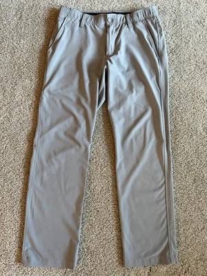 Men’s Under Armour Golf Pants Light Grey Size 32x30 EUC! - Image 1 of 3