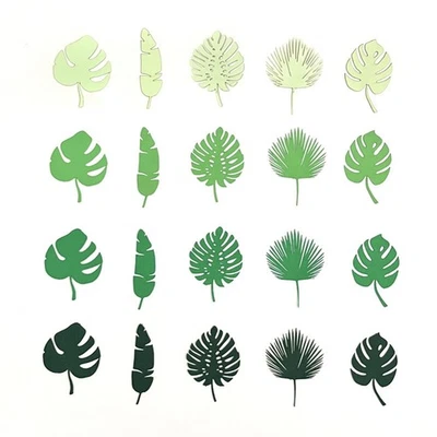 500 Count Monstera Paper Leaf Plants, Summer Party Confetti, Filled8054 - Image 1 of 4