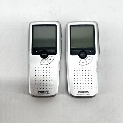 Philips  Digital Pocket Memo LFH-9370 Voice Command Recorder Set of 2 - Image 1 of 4