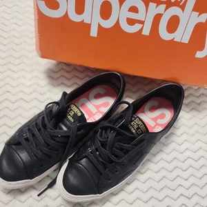 Superdry Women's Trainers Leather Sneaker Size 5(38) - Picture 1 of 9