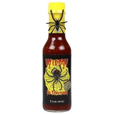 Sauce Crafters Widow No Survivors Hot Sauce Extreme Heat 5 盎司瓶 — 第 1/4 张图片