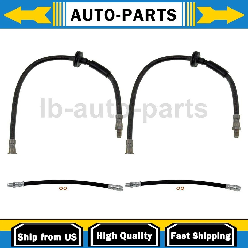 Передний задний тормозной шланг 4x для Mercedes-Benz S420 4,2 л 1998-1999 - Изображение 1 из 4