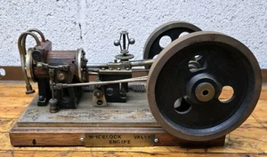 Vintage Wheelock Valve Horizontal Steam Engine Model High Quality Handmade - Picture 1 of 9