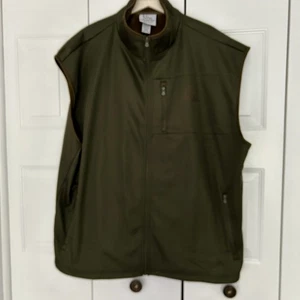 NWOT - Ducks Unlimited Camo Green Fleece Vest Men’s 3XL. - Picture 1 of 7
