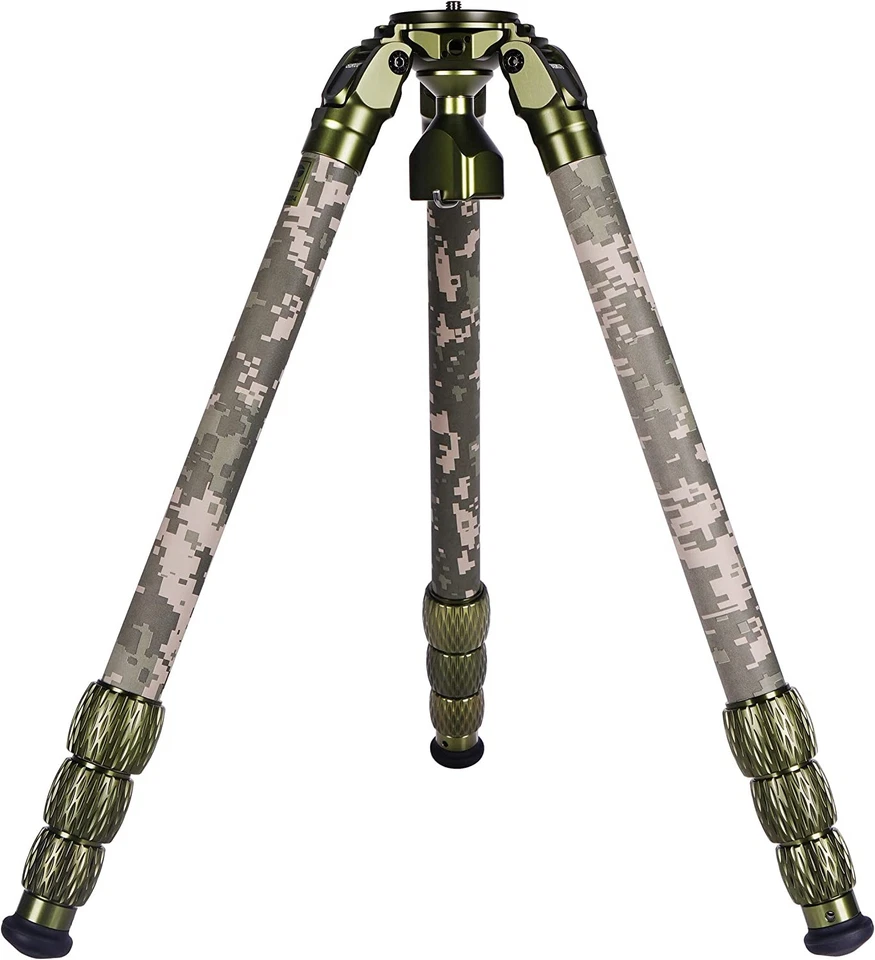 Sirui CT-3204 Pro Carbon 4-Step Tripod Legs Only Green Digi Camo Flat/75mm Bowl - Image 1 of 4