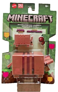 Minecraft Gürteltier & Baby Gürteltier mit Spinnenauge Figur 3,5" NEU 2025 - Bild 1 von 4