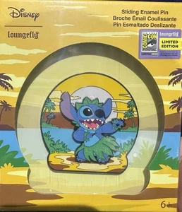 2025 SDCC Loungefly Exclusive Stich Pin LE 850 Slider NEU - Bild 1 von 1
