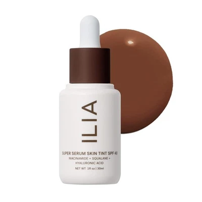 ILIA - Super Serum Skin Tint SPF 40 ST18 Roque (Extra Deep, Cool Undertones)  - Image 1 of 4