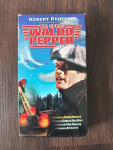THE GREAT WALDO PEPPER (vhs) Robert Redford, Bo Svenson, Margot Kidder. VG. Rare - Imagen 1 de 4