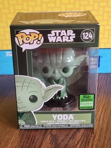 Funko Pop Star Wars: Yoda #124 2021 Convención de Primavera Exclusivo Caja Verde - Imagen 1 de 2