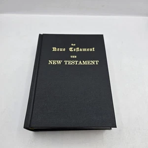 New Testament German and English Hardcover Das Neue Testament 13/18 Handy Amish - Picture 1 of 15