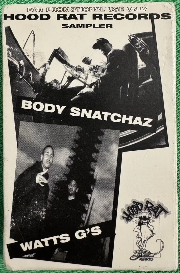WATTS G’S / Watts Riders BODY SNATCHAZ / Anybody K PROMO CASSETTE SINGLE - Image 1 of 4