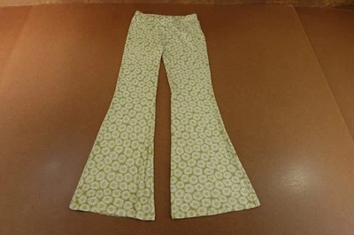Pantalones acampanados Billabong para niñas talla mediana sauce floral dime cintura elástica nuevos con etiquetas Foto 1 de 4