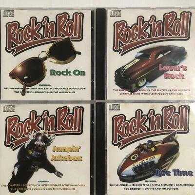 Rock'n Roll 4 CD set Rock On Lover's Rock Jumpin' Jukebox Jive Time - Image 1 of 4