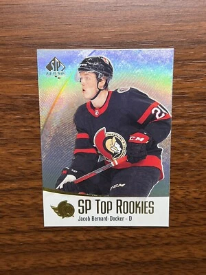 2021-22 UD SP Authentic Jacob Bernard-Docker ROOKIE #TR-4 Top Rookies Senators - Image 1 of 2