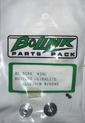 Bolink BL 5189 Wing Buttons Ultralite Aluminum W / HDWE New Vintage RC Car - Image 1 of 4