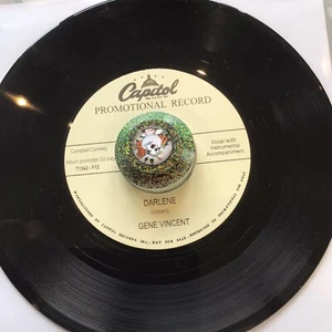 Gene Vincent Repro - Darlene/ People Learn To Drive - Rockabilly 45 - Picture 1 of 2