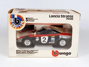 Burago Lancia Stratos Pirelli 1:24 Diecast Model #0166 - new/old stock in box - Picture 1 of 17