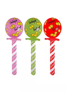 Inflatable Lollipop Stick - Kids Prize Prop Blow Up Party Pool Photobooth Toy - Picture 1 of 1