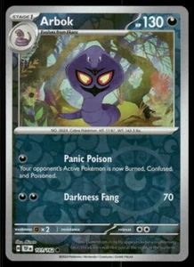 SV05: Temporal Forces #101/162 Arbok - Picture 1 of 2