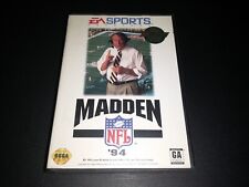 Madden NFL '94 Édition Limitée Sega Genesis Nrmt Cond Complet N Boîte Authentic