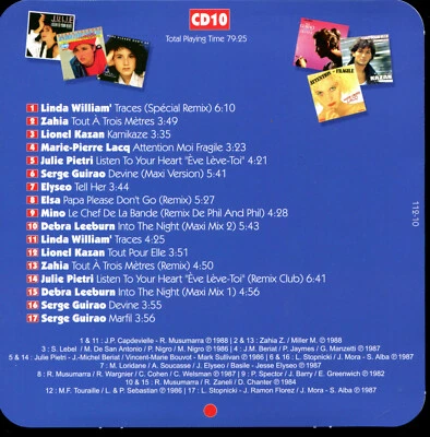 Les Années 80 Versions MAXI 45 t. CD Compilation Rareté VOL.1 CD10 - Image 1 of 2