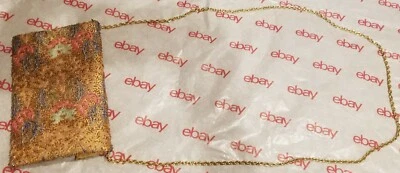 Franchi Elegant Gold Tone Beaded Evening Clutch with Attached Strap (Quality) - Image 1 of 4