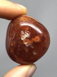 Carnelian Polished Stone 1.4oz! Large Tumble Beautiful A+ Reiki Crystal N10 - Picture 1 of 12