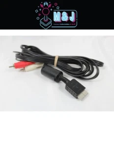 GENUINO Cable AV Sony Playstation 1 2 3 RCA PS1 PS2 PS3 a TV Cable Plomo - Imagen 1 de 4