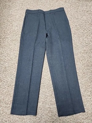 LEVI'S Action Slacks Vintage 90s Mens Pants Size 34 x 29 Blue USA - Image 1 of 4