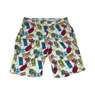 Flow Golf By Flow Society Mens Tiki Print Golf Shorts Size 40 Multicolor - Image 1 of 4