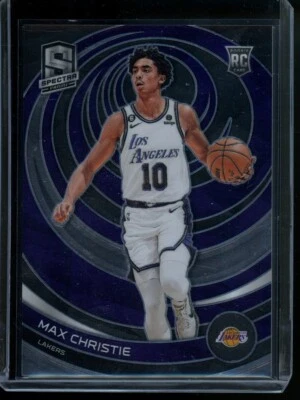 2022-23 PANINI SPECTRA MAX CHRISTIE ROOKIE CARD #184 RC - Image 1 of 2