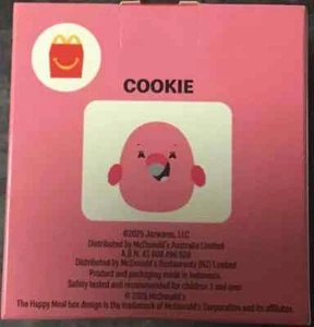 Australia 2025 McDonald's Squishmallows Happy Meal Toy Cookie (New Unopened Box) - Picture 1 of 2
