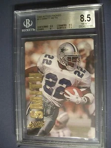 EMMITT SMITH 1993 Action Packed #13 BGS NM-MT+ 8.5 Cowboys - Picture 1 of 1
