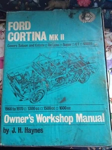 FORD Cortina Mk2 HAYNES WORKSHOP MANUAL - Picture 1 of 4