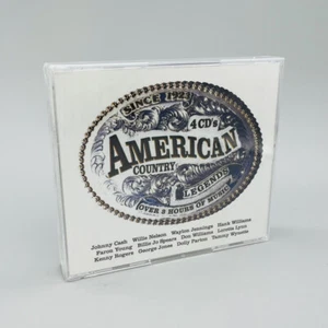 American Country Legends Cash Nelson Jennings Parton 4 CD Box Set NEW! - Picture 1 of 6