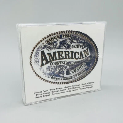 American Country Legends 4 CD Box Set Cash Nelson Jennings Parton NEW! - Image 1 of 4
