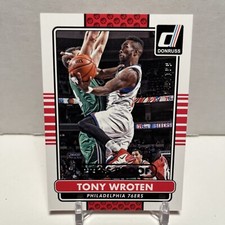 2014-15 Donruss Press Proofs Purple 76ers Basketball Card #130 Tony Wroten /199