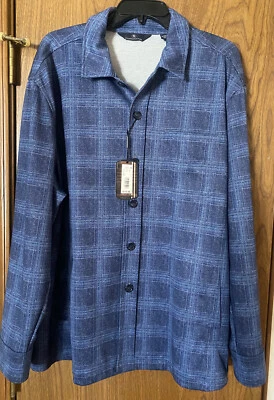 Nueva Camisa/Chaqueta 2XL Hart Shaffner Marx Azul Marino DDS Big Man Orig. $175,00 Foto 1 de 4