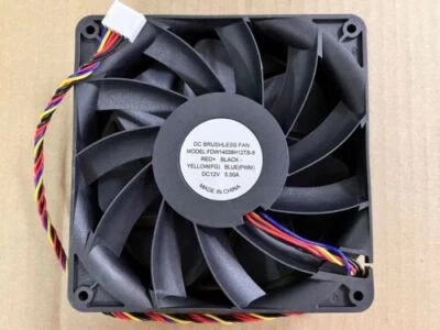  1pcs New  FDW14038H12TB-8 12V 14CM 7500 rpm 5.00A   cooling fan - Image 1 of 4