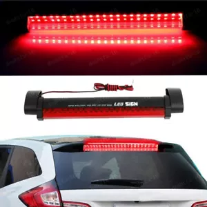 Rojo 24 LED 12V Coche Tercera 3RD Freno Parada Luz Trasera Montaje Alto Para Coche Bombilla Lámpara - Imagen 1 de 11