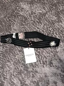 Essentiel Antwerp Stretch Gürtel bunte Strasssteine Damen NEU - Bild 1 von 8
