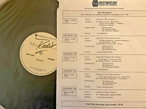 RADIO SHOW 9/22/90 ON THE RADIO: PEBBLES FEATURE,INDECENT OBSESSION, PRINCE,INXS - Picture 1 of 1