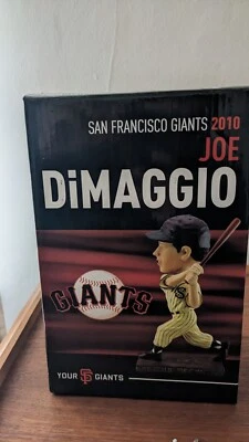 Joe Dimaggio SGA BOBBLEHEAD NUEVO EN CAJA 2010 GIGANTES DE SAN FRANCISCO YANQUIS Foto 1 de 4