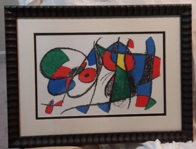 Litografía Original Joan Miró VIII 1975 publicada por Maeght - Certificado de Autenticidad Foto 1 de 4