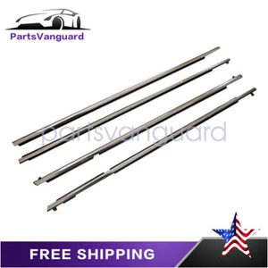 4x Fits For Lexus GX460 2010-2019 New Door Belt Moudings Weatherstrips - Picture 1 of 10