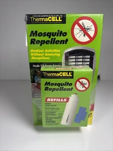 THERMACELL Mosquito Black Flies Repellent Lot Cordless Portable W Refills Ch10 - Picture 1 of 4